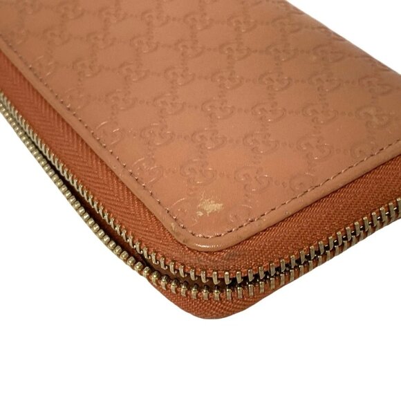 Auth GUCCI Micro Guccissima Light Brown Leather - Coin Case - Picture 5 of 8